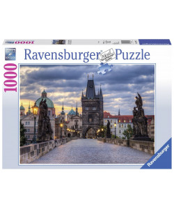 Puzzle Praha Procházka po Karlově mostě 1000 dílků