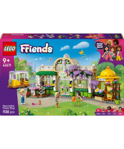 LEGO® Friends 42671 Kavárna plná rostlin a květinářství