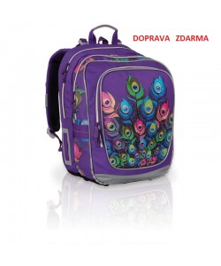 Školní batoh Topgal CHI 697I Purple DOPRAVA ZDARMA